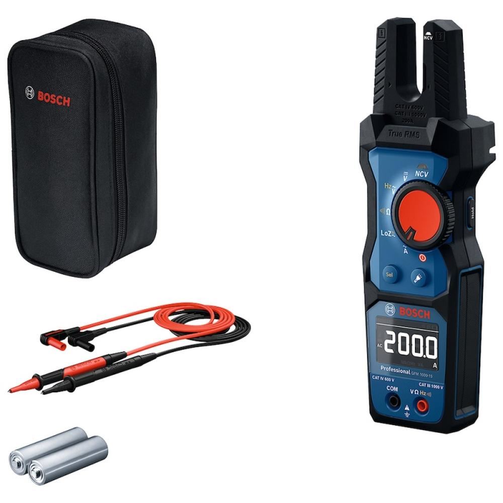 Amperímetro de Horquilla 1000V Bosch GFM 1000-15
