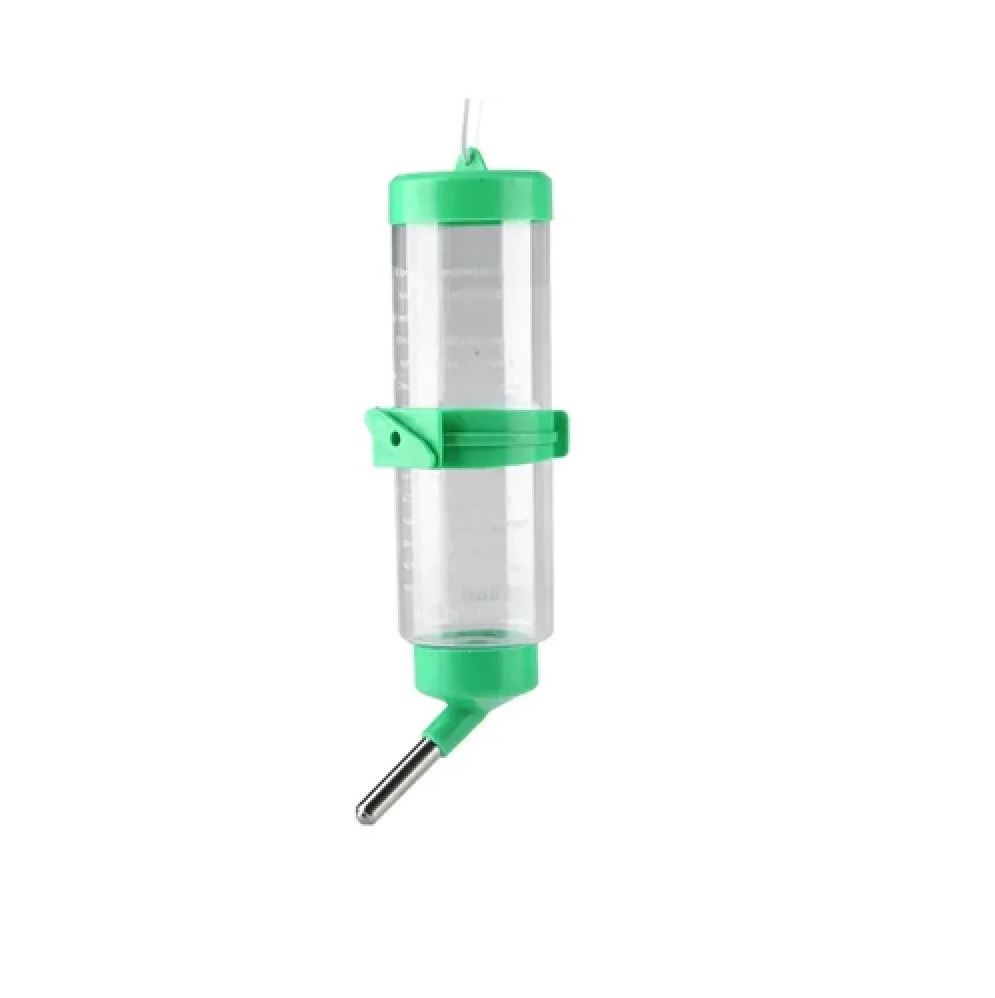 Bebedero De Botella Para Hamster Con Válvula 60 Ml Color Verde