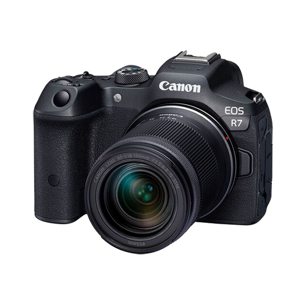 Camara Canon EOS R7 + 18-150mm IS STM + Estuche + Mem.64GB