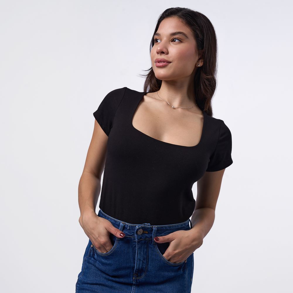 POLO TAYSSIR MUJER - ROSYNN JERSEY LICRADO