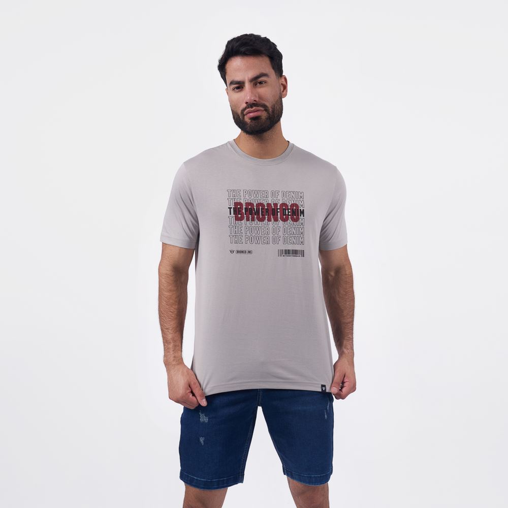 POLO BRONCO HOMBRE REGULAR OF DENIM JERSEY