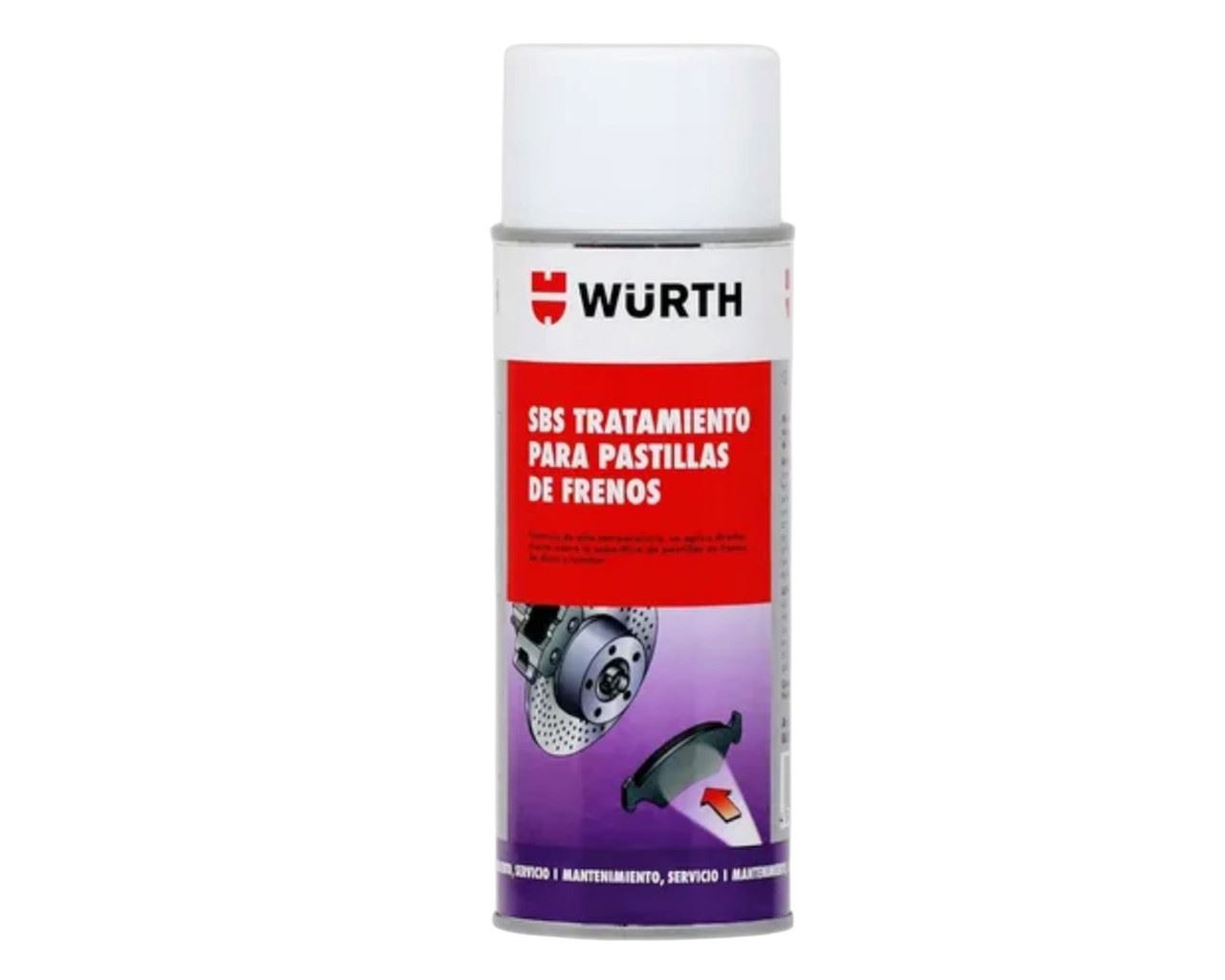 WURTH SBS TRATAMIENTO PARA PASTILLAS DE FRENO  ELIMINA RUIDOS Y VIBRACIONES