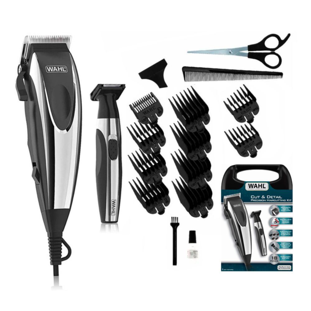 Maquina de Cortar Cabello Wahl Cut & Detail 18piezas