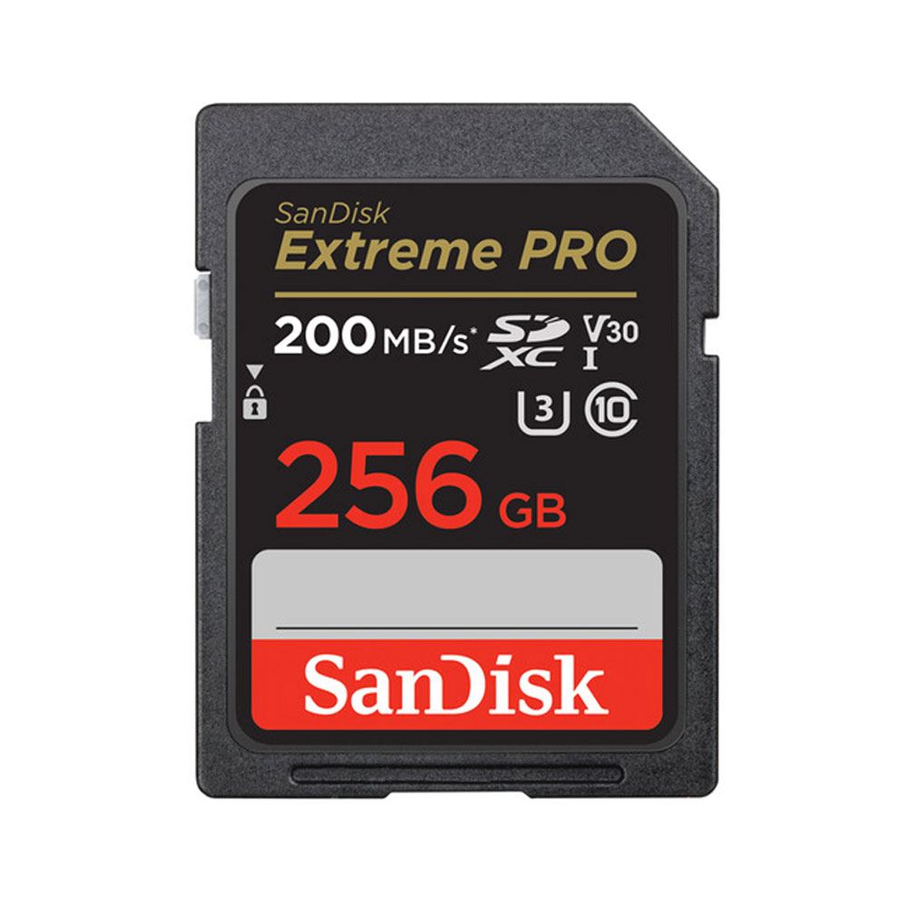 Memoria SD Sandisk 256GB Extreme Pro - R200mb - W140mb