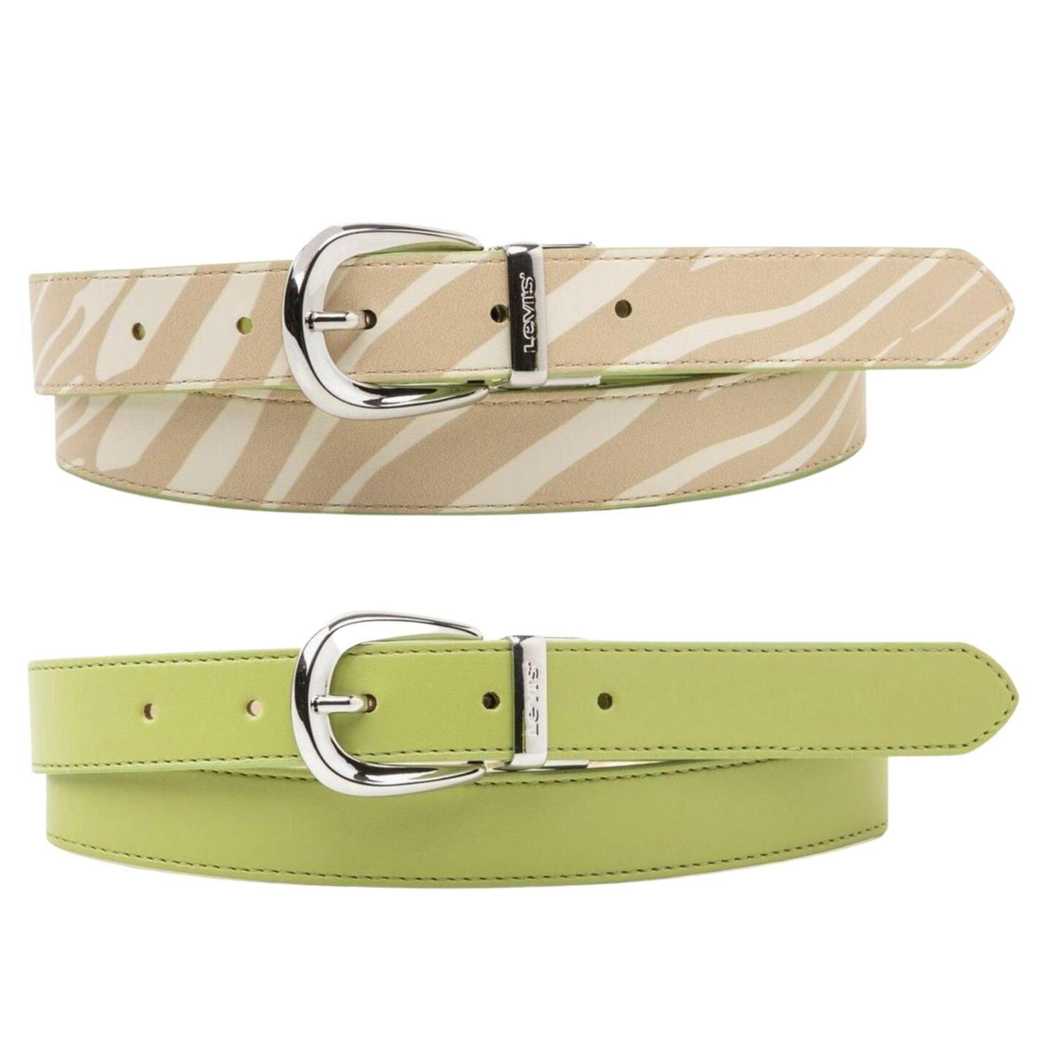 Correa Reversible para Mujer Levis - Verde/Beige