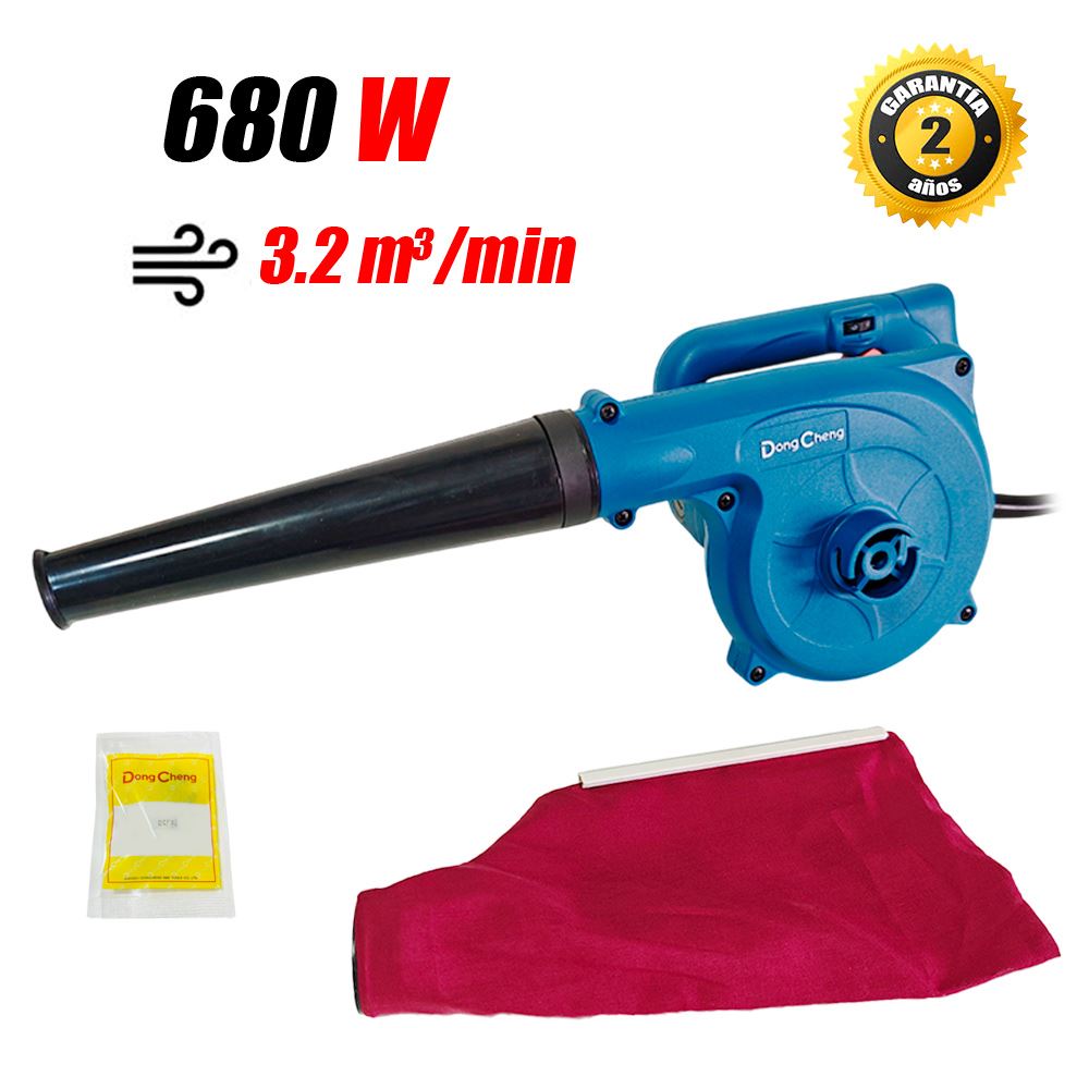 Sopladora Aspiradora Eléctrica Profesional Dongcheng DQF32 680 W Velocidad Variable