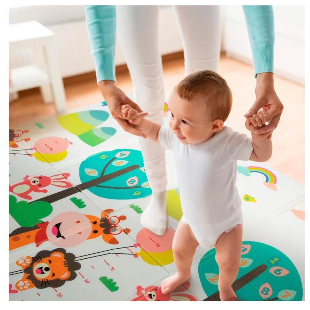 Piso Alfombra Reversible Plegable Para Bebes pequeño 180*150