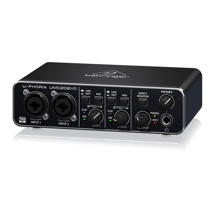 Interfaz de Audio Behringer UMC202 HD