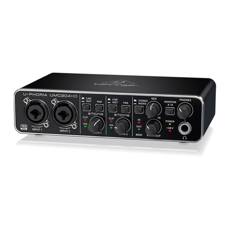 Interfaz de Audio Behringer UMC204 HD