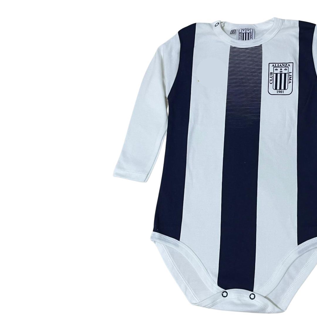Body de Alianza Lima para bebé – Talla 6 (1 a 2 años)