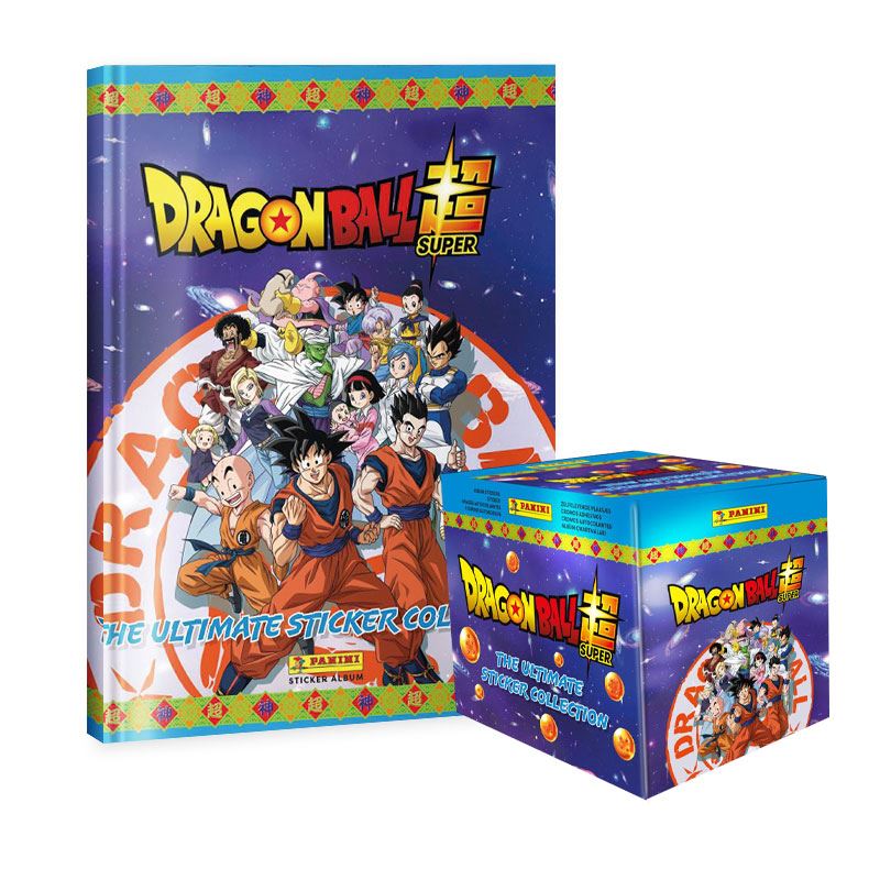 ALBUM DRAGON BALL SUPER, ALBUM TAPA DURA + PAQUETONES (50 SOBRES)