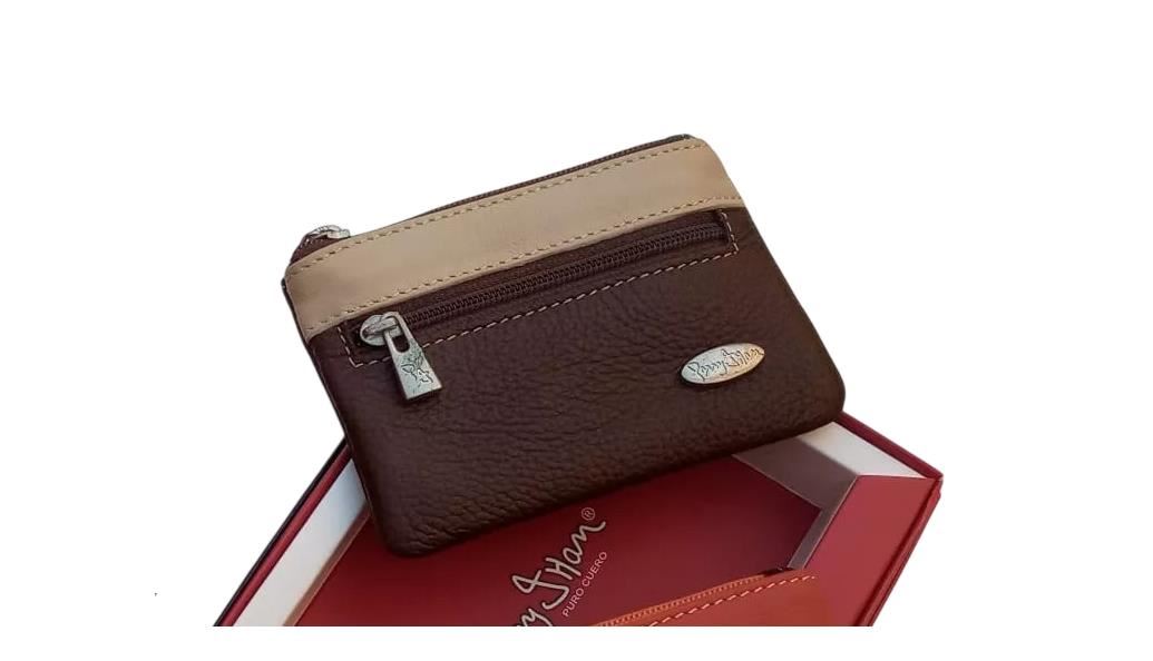 Juvenil Monedero de cuero para mujer