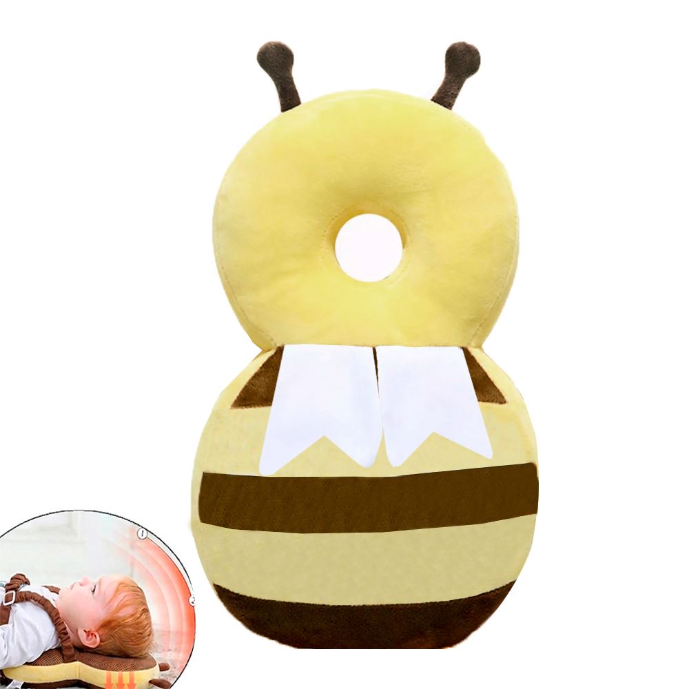 Protector anti caida abeja amarillo para bebe