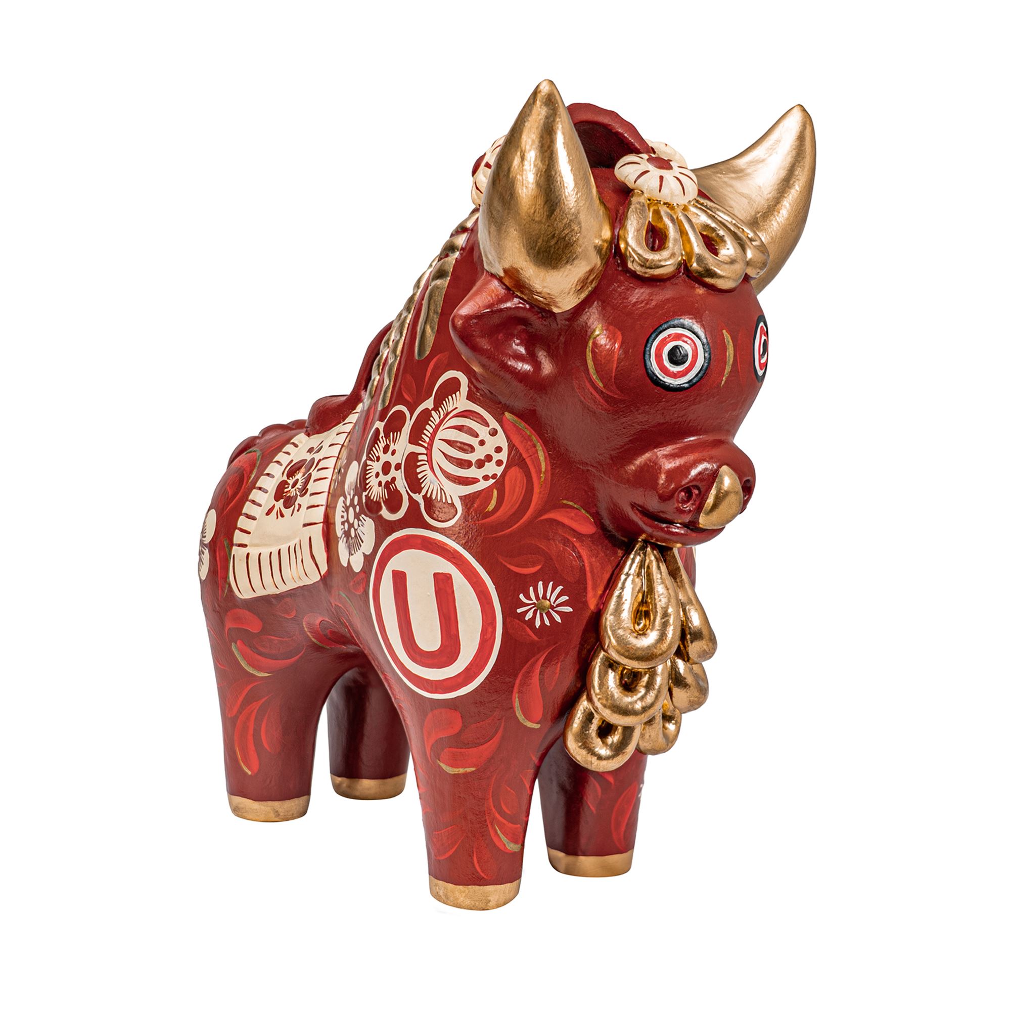 Torito de Pucará Granate - Club Universitario de Deportes (20 cm)