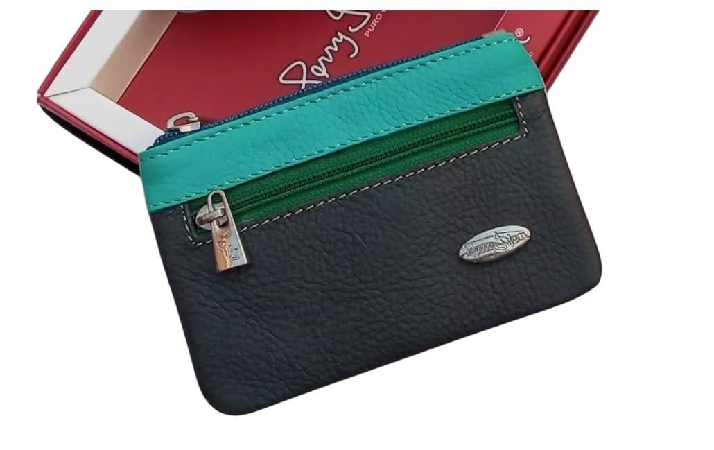 Juvenil Monedero de cuero para mujer