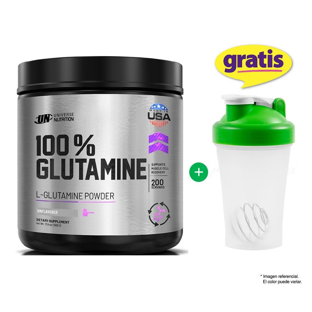 Glutamina Universe Nutrition 500 G Micronizada