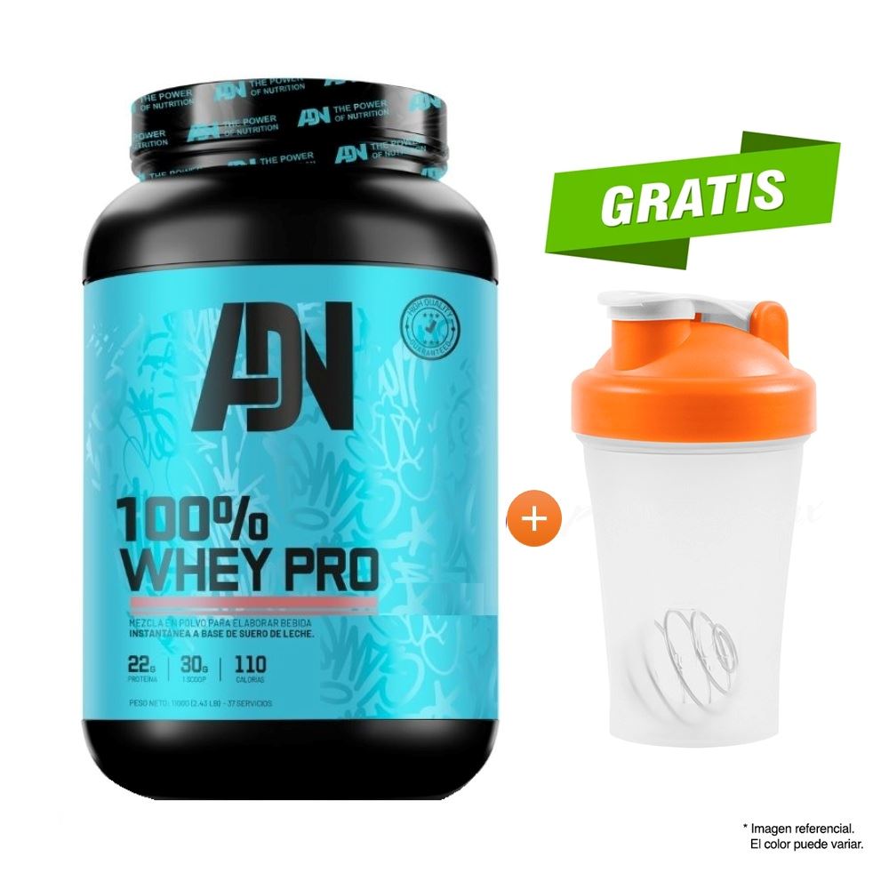 PROTEÍNA 100% WHEY PRO 1.1 kg VAINILLA ADN