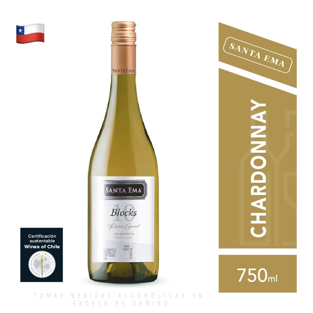 VINO BLOCKS 10 RESERVA ESPECIAL 750 ML CHARDONNAY