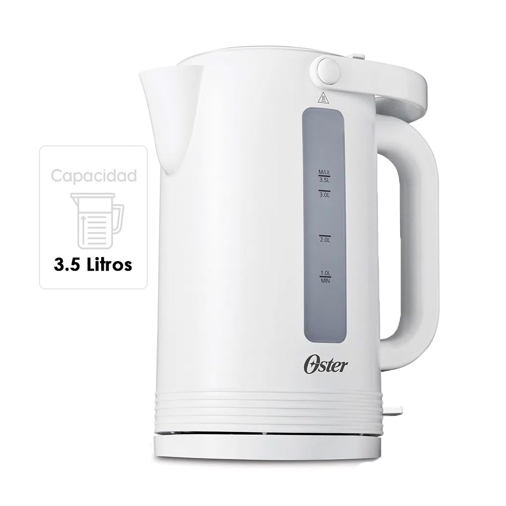 Hervidor eléctrico de 3.5L Oster   BVSTKT35W Blanco