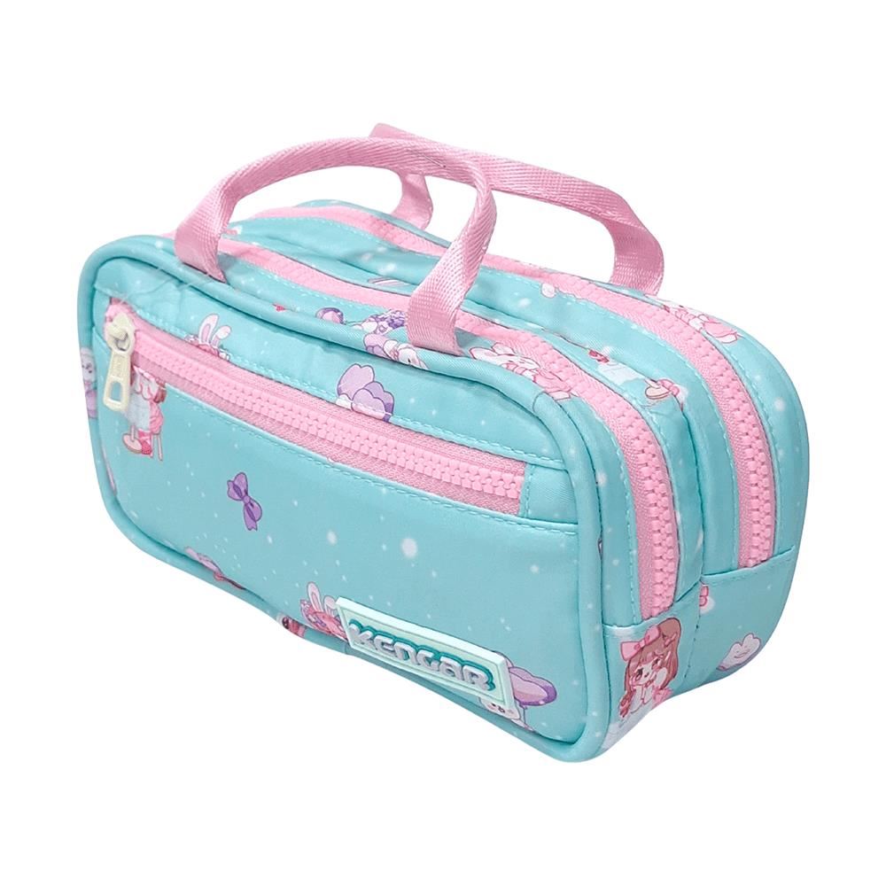 Cartuchera de Dos Divisiones Modelo Kawai Kengar - Estampado Niña 6