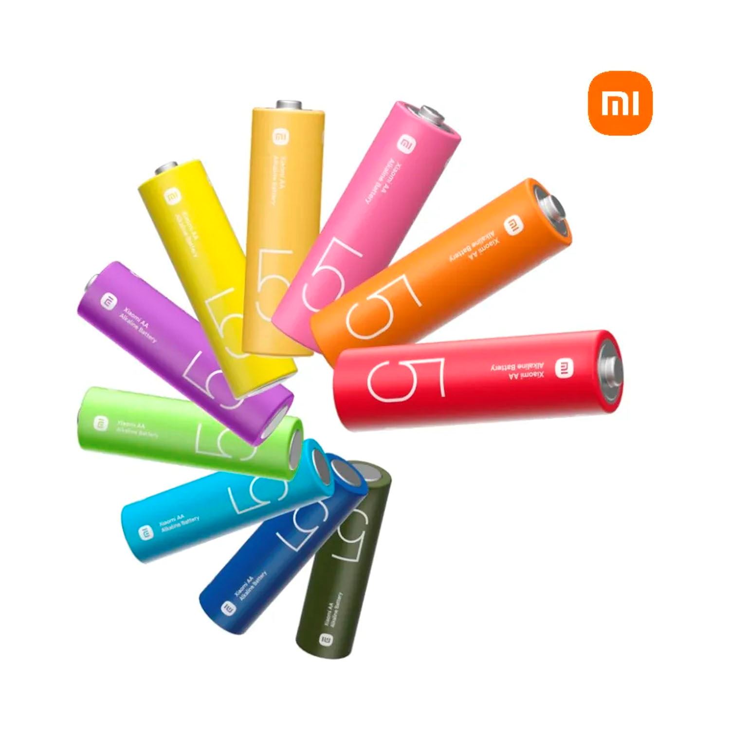 XIAOMI PILAS AA RAINBOW BATTERIES -10 UNIDADES
