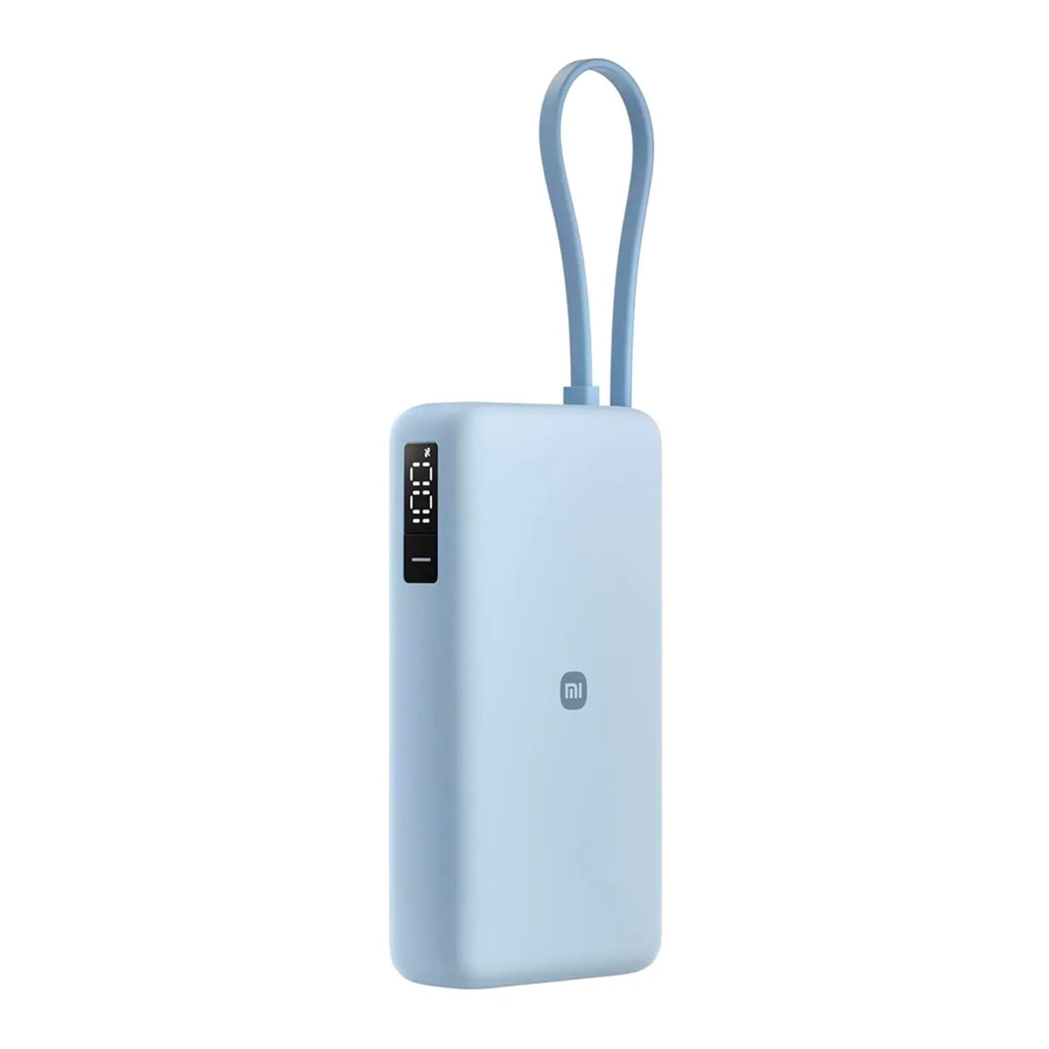 Power Bank Xiaomi 67W Celeste 10000mah Carga Rápida Cable Integrado