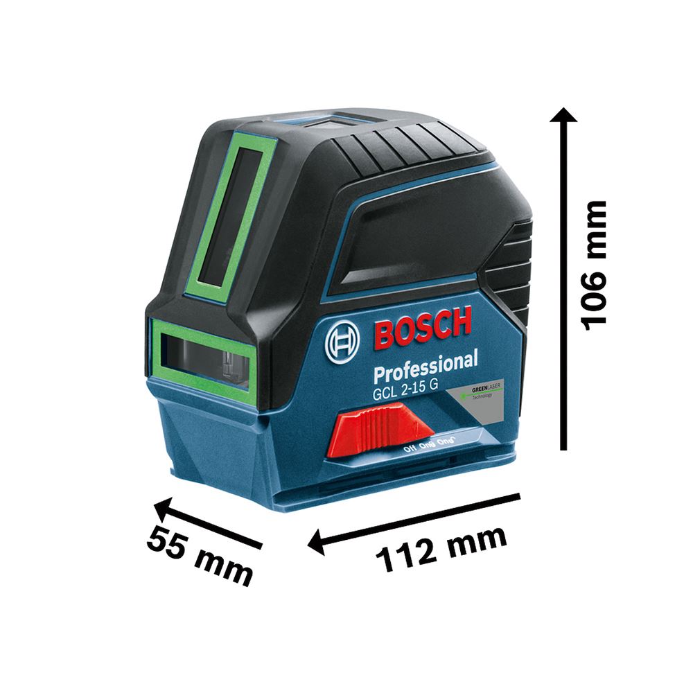Medidor láser Bosch GLM100-25 C + Trípode BT150 - Vultec