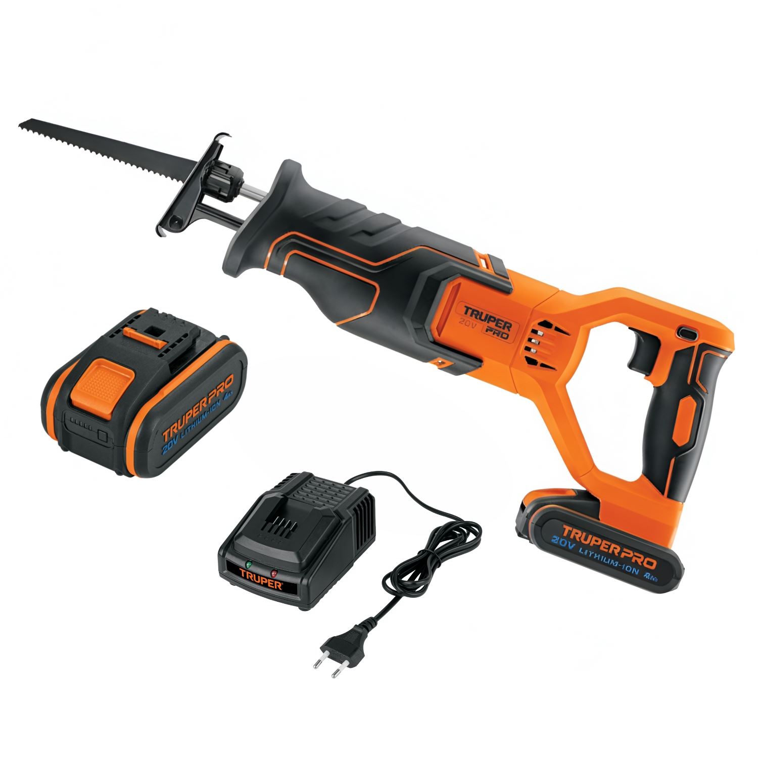 Sierra Sable 20V + 2 Baterias 4Ah + Cargador Truper