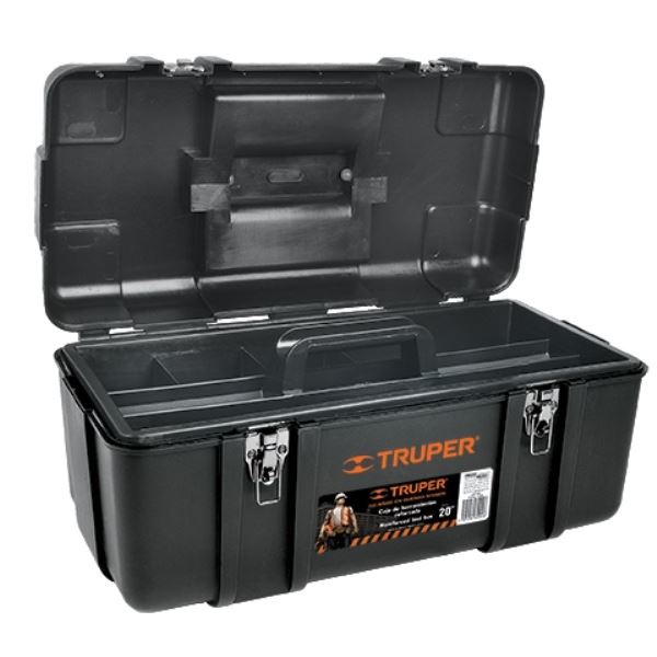 Caja de Herramientas Truper 17" Plastica 19656 - Negra