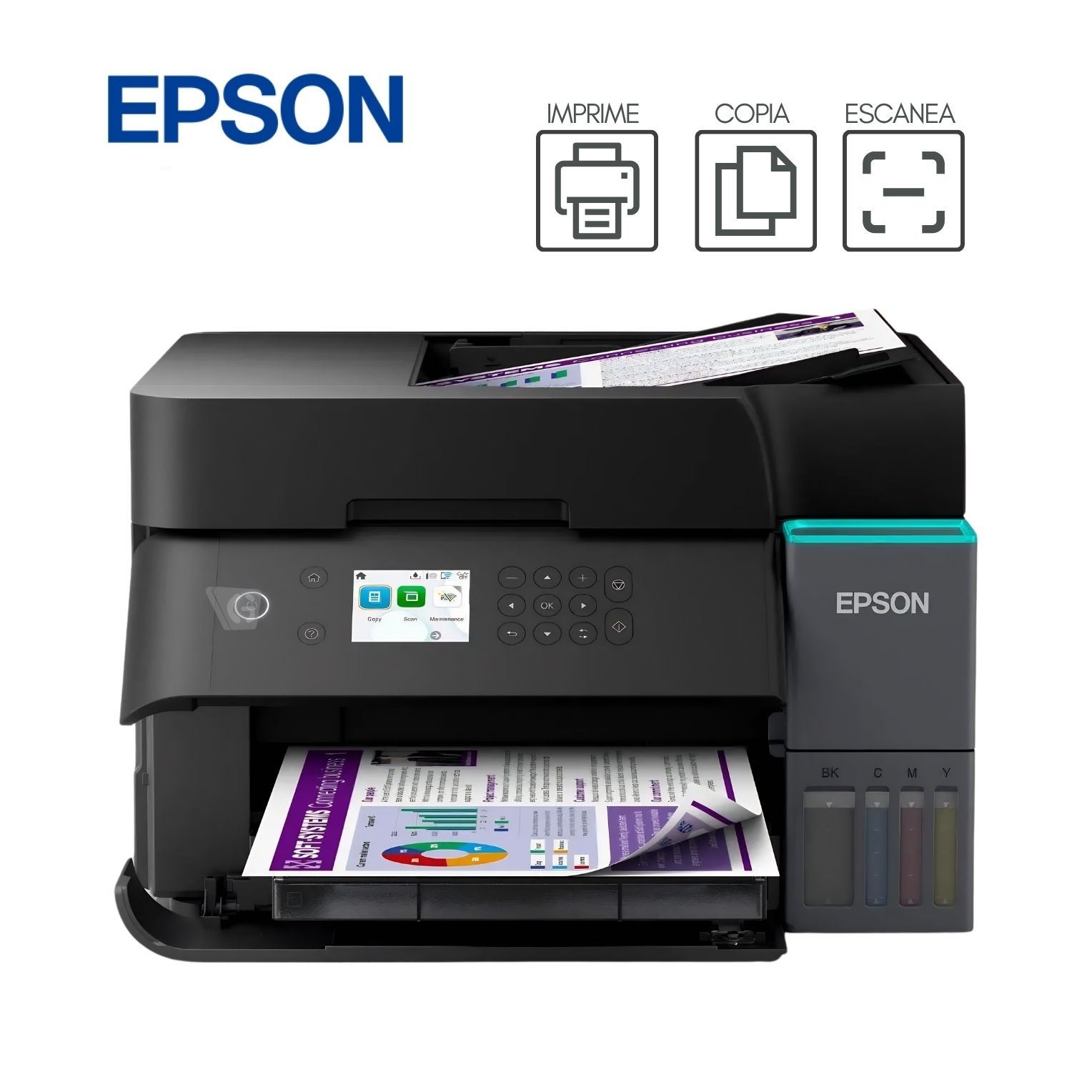 Impresora Multifuncional Epson EcoTank L6370 Dúplex WiFi