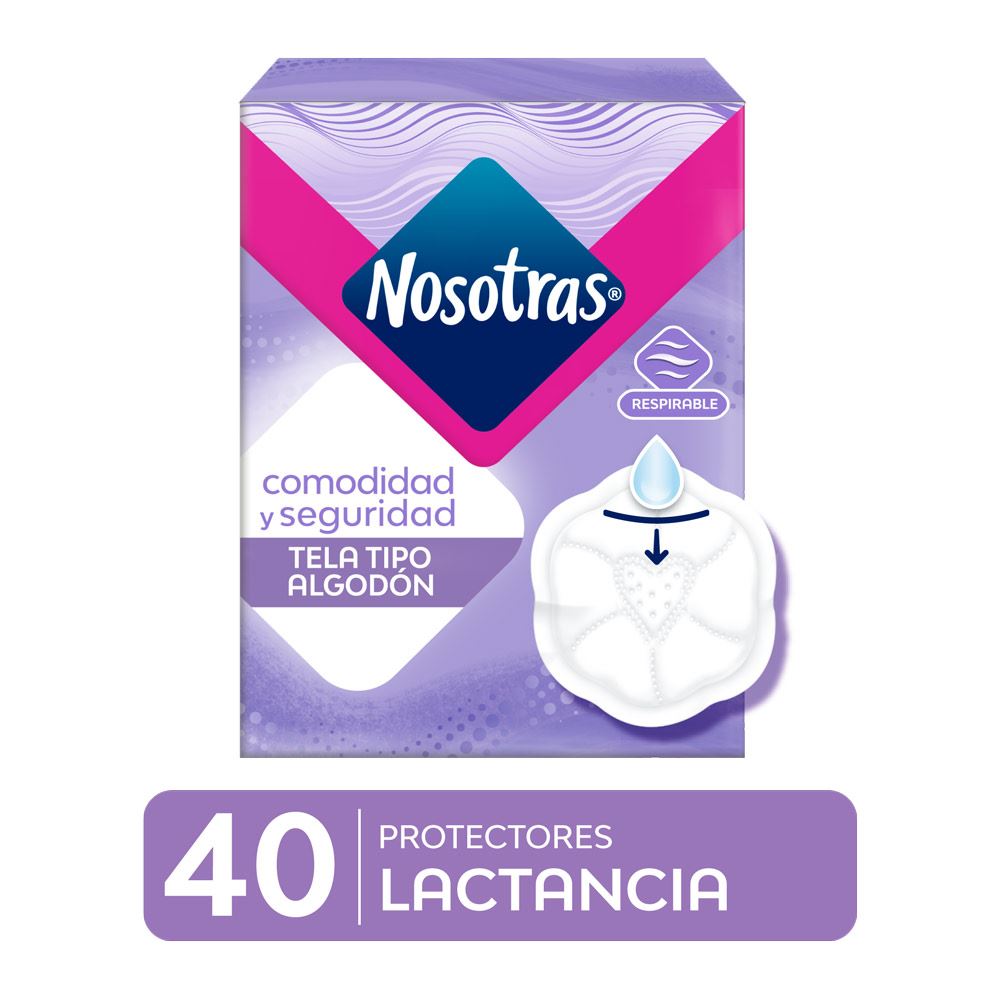 Nosotras Protector Lactancia - Bolsa 40 UN