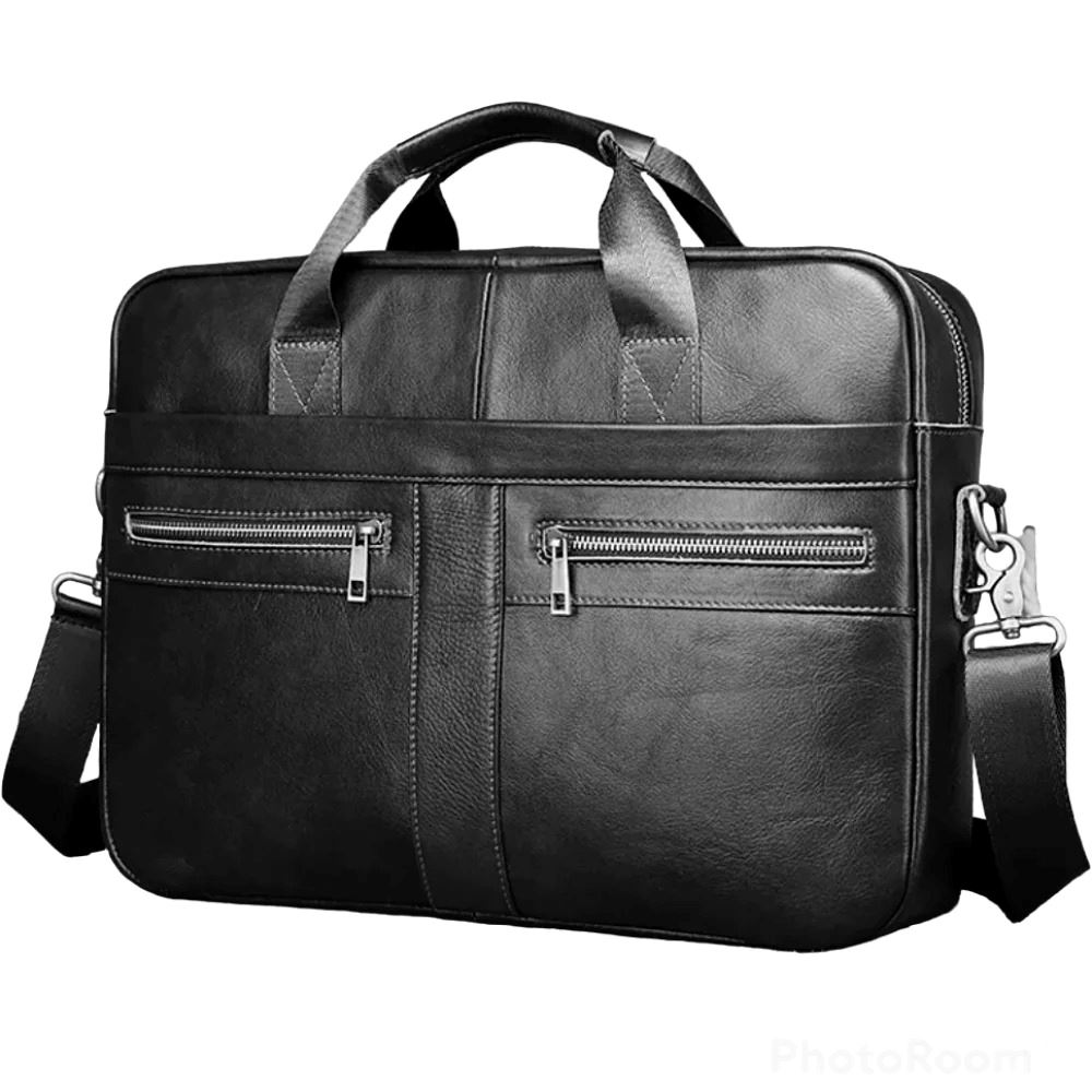 Maletín de Cuero Vacuno (Laptop 15.6") 5011 NEGRO