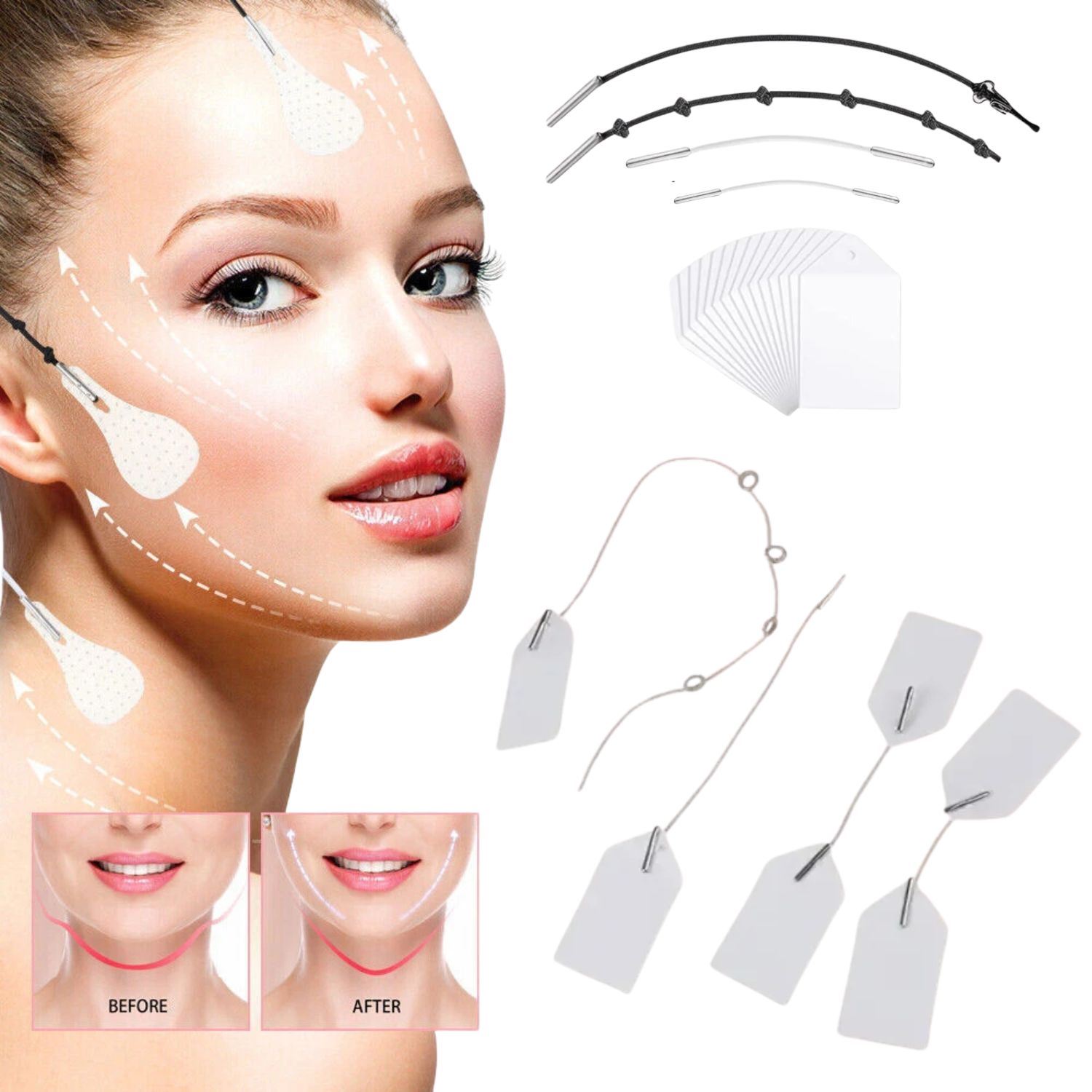 Hilos tensores Elevacion Facial Lifting Instantaneo Foxy Eye