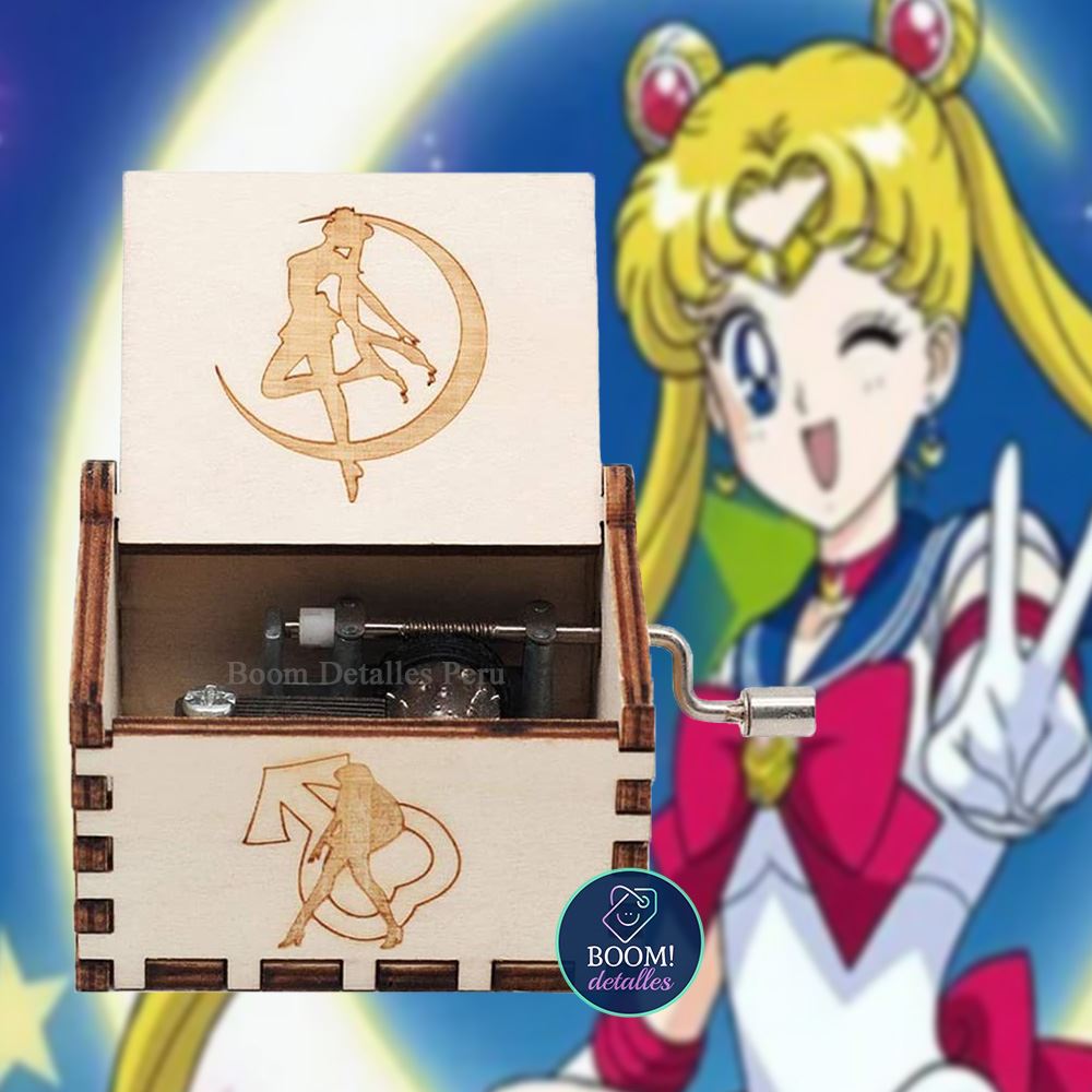 Caja Musical Sailor Moon Blanco Luz de Luna Anime Manga Cosplay | Juntoz