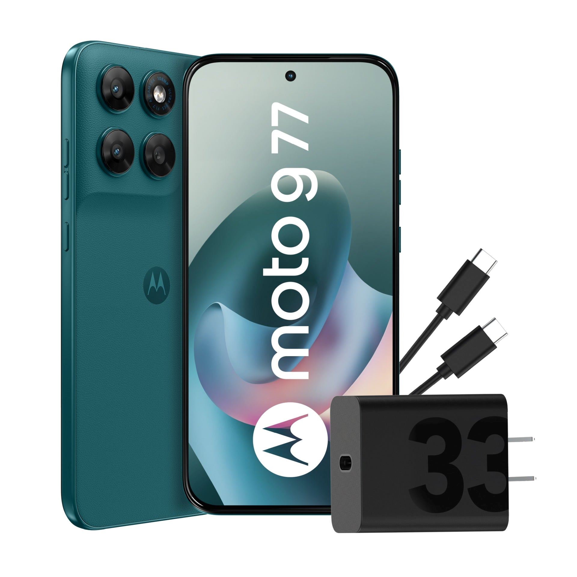 Celular Motorola MOTO G77 256GB 8GB 6.8" Esmeralda