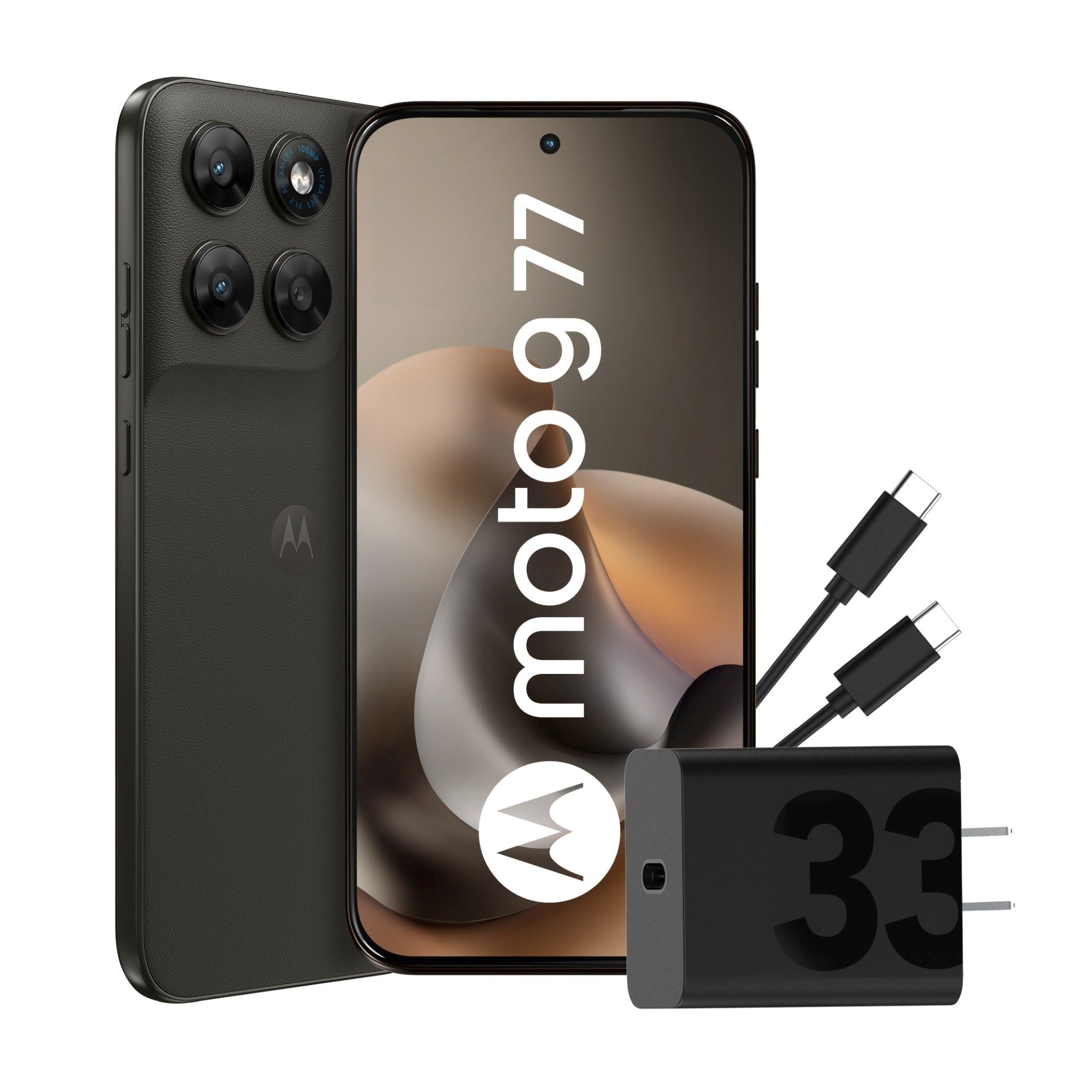 Celular Motorola MOTO G77 256GB 8GB 6.8" Negro