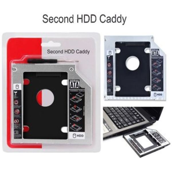 CADDY ADAPTADOR DISCO DURO LAPTOP SEGUNDO SDD HDD