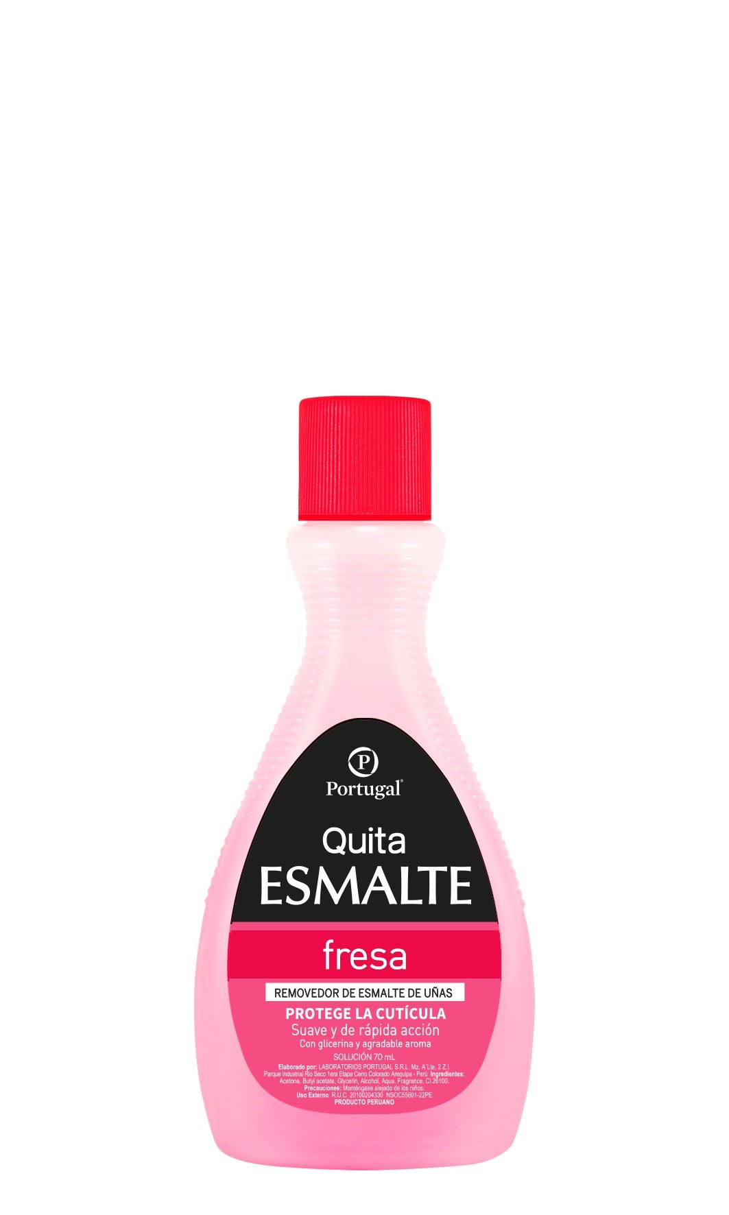 Quita Esmalte Fresa  - Frasco 70ML