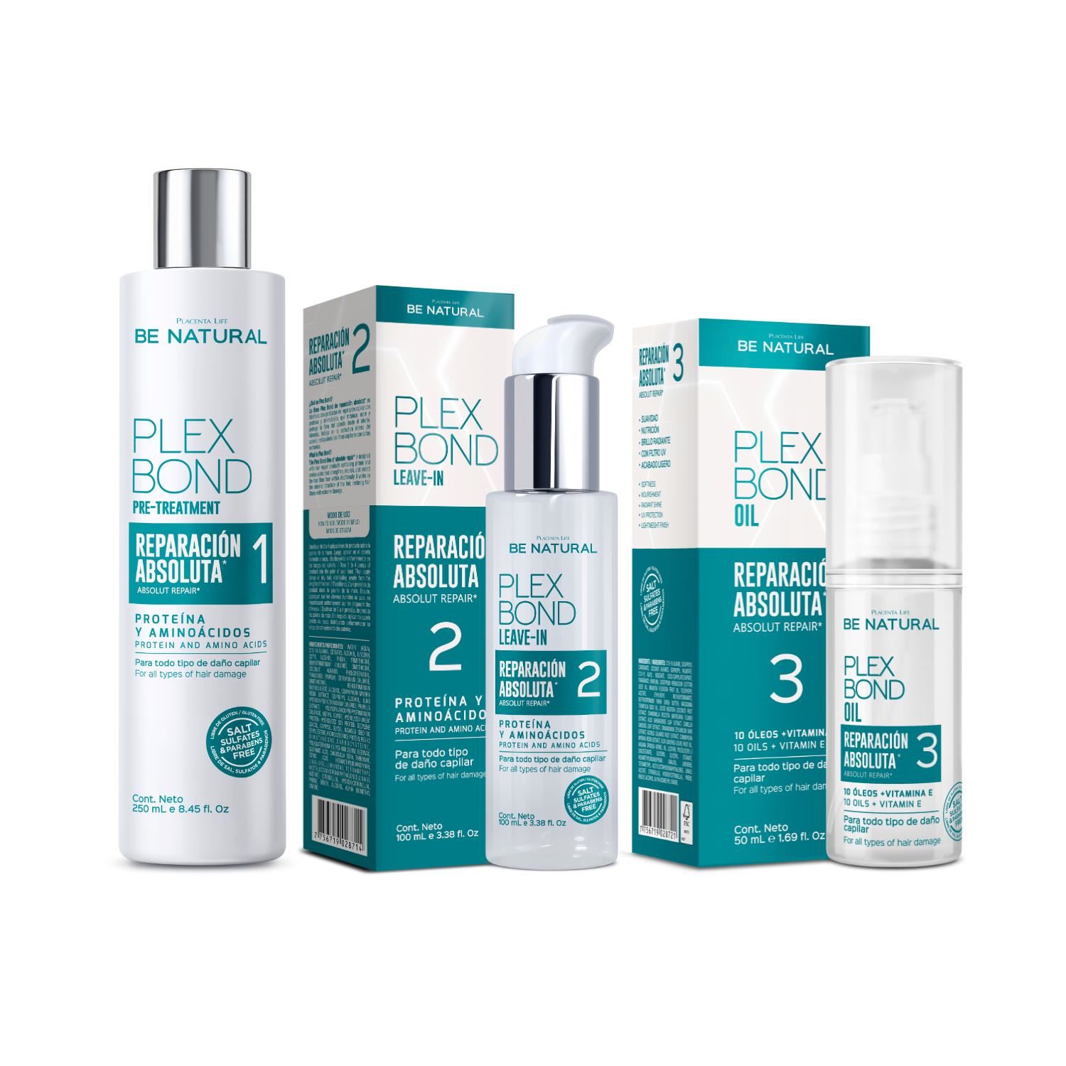 SET PLEX BOND REPARACIÓN ABSOLUTA BE NATURAL