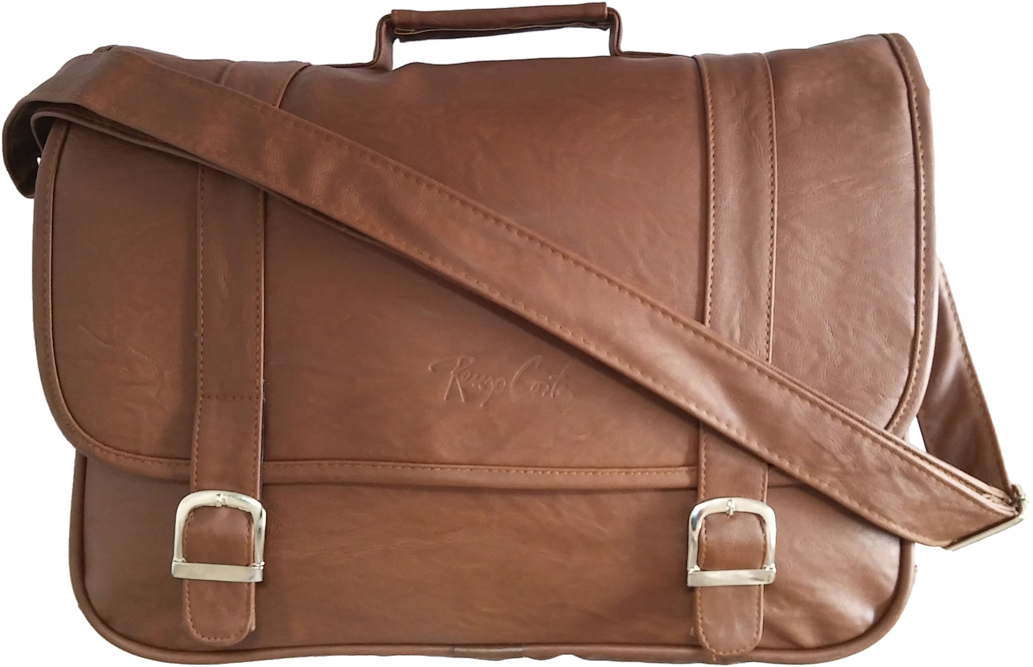 Maletin Ejecutivo Camel Portalaptop 16pulg 39x31x10 Cuero Liso SKU: 003