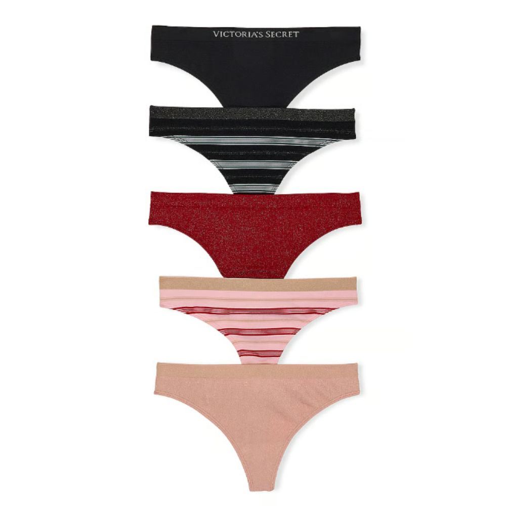 PACK X5 CALZON TANGA VICTORIA’S SECRET T-L