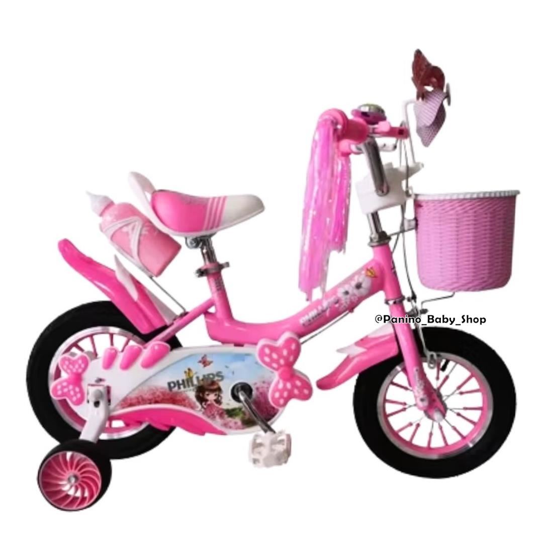 Bicicleta Campera Aro 16 para Niñas -MINNIE- Rosa Pastel