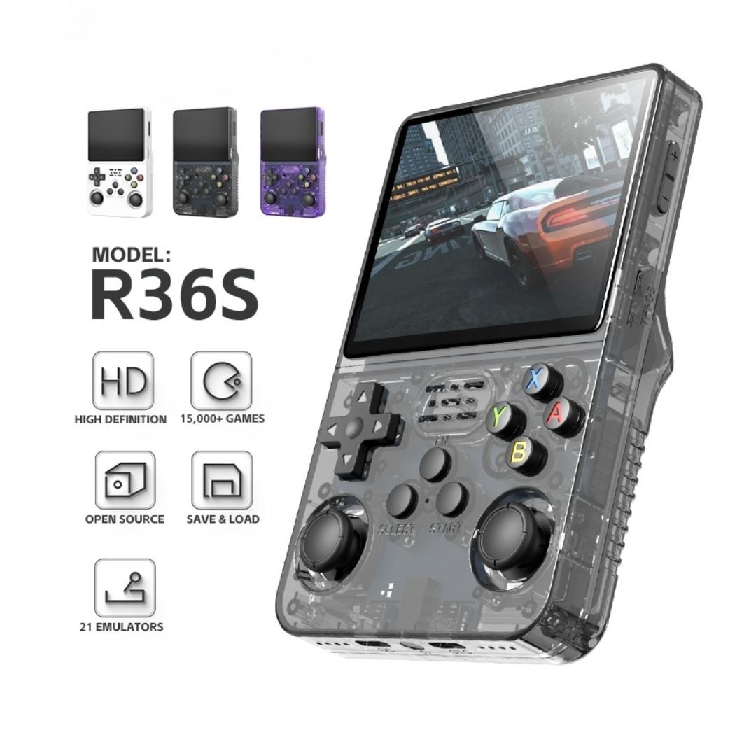 Consola Portátil Retro R36S 128GB – Más de 10,000 Juegos Clásicos