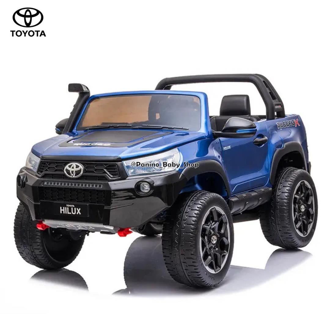 Carro a Batería Toyota Hilux para Niños -RUGGED X- Azul