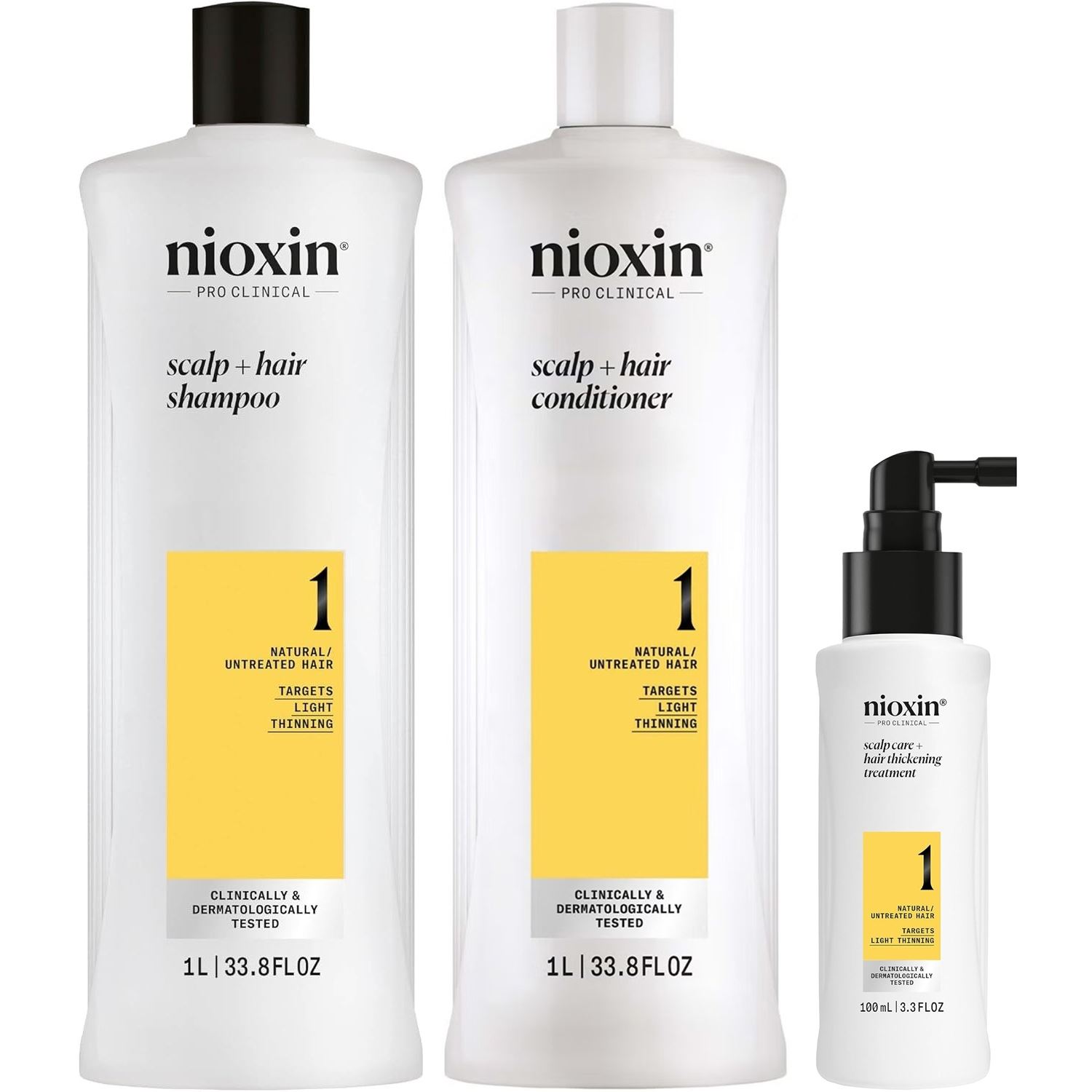 Nioxin-1 Tratamiento Densificador para Cabello Natural 1000ml