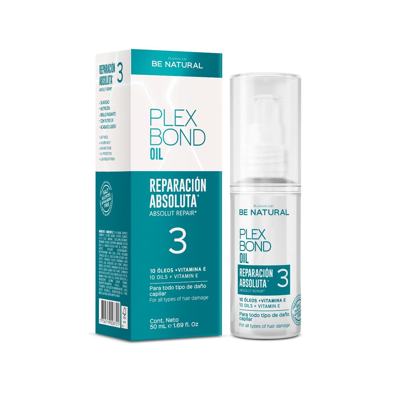 OIL PLEX BOND REPARACIÓN ABSOLUTA 50ML BE NATURAL