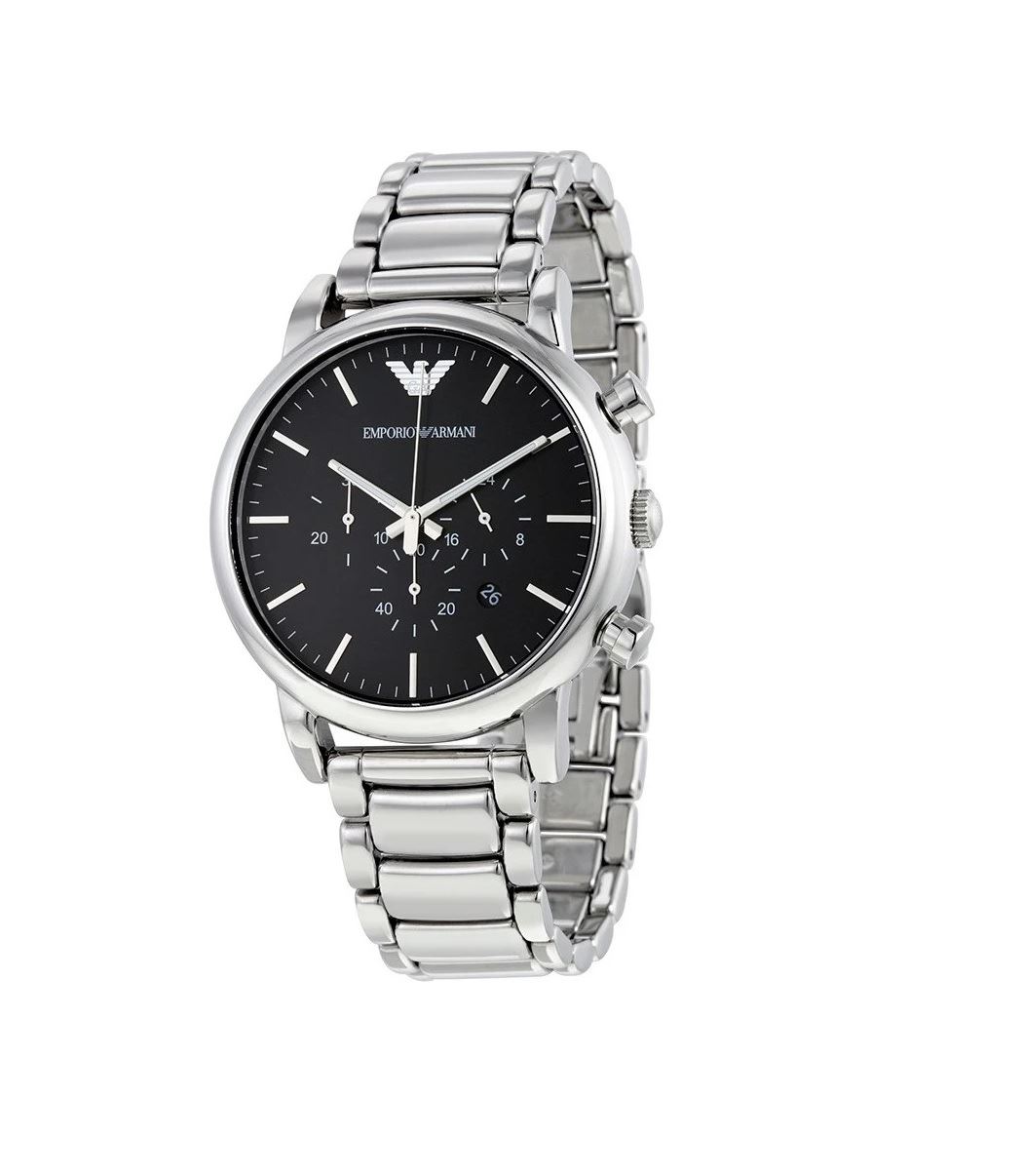 Reloj Emporio Armani Luigi Ar1853 En Stock Genuino Garantia Plateado