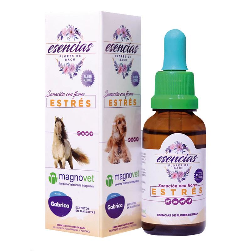 Esencias Florales en Gotas para el Estrés en Mascotas 30ml