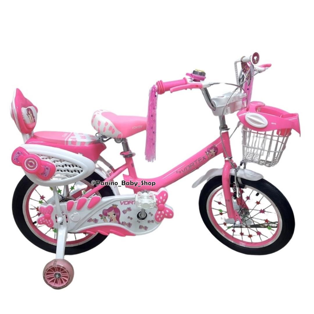 Bicicleta Campera Aro 16 para Niñas -SIRENITA- Rosa Pastel
