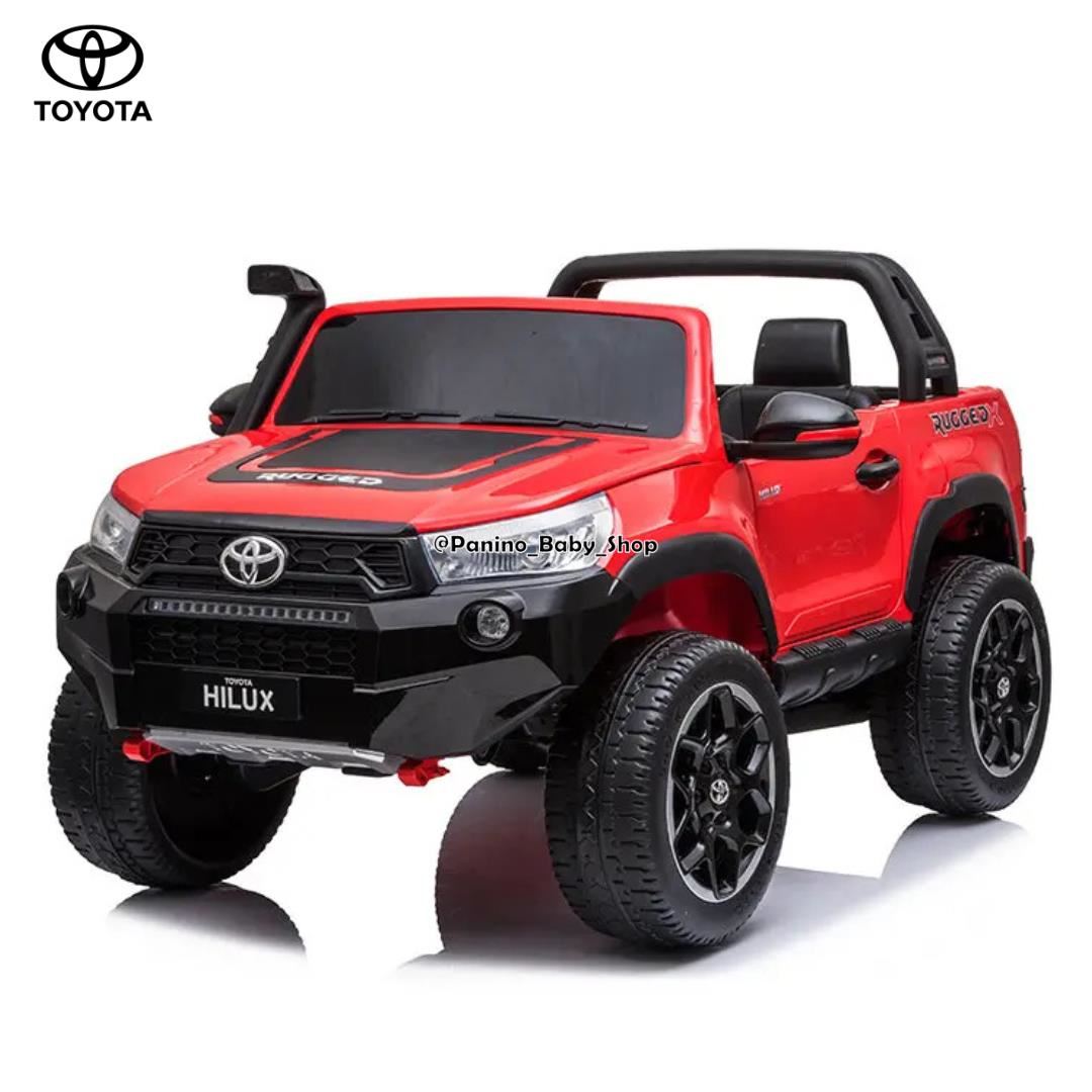Carro a Batería Toyota Hilux para Niños -RUGGED X- Rojo